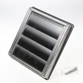 Weckx Lamellenrooster - Ø125 mm - RVS