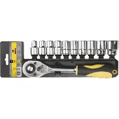 ABC-led Dopsleutel Set 10-Delig Chroom Vanadium