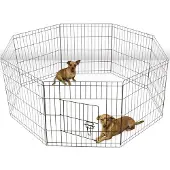 Hundos Puppyren Uitvouwbaar Zwart 96cm hoog