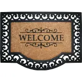 Overig Impala Deurmat Welcome - Kokos Rubber - Natuurlijk - 60x80cm