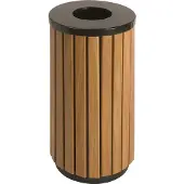 V-Part Staal Prullenbak 40 L 75,5 cm (H) Bruin