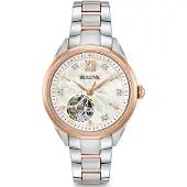 Bulova Nieuwe Automatische Dames Multikolor Horloge 98P170