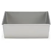Patisse vierkantvorm 21 cm staal zilver
