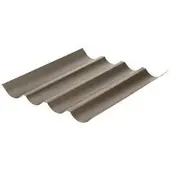 Gobel stokbroodbakplaat 35 cm staal bruin