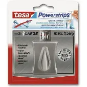 TESA Powerstrips RVS-haak 2 x 5cm - 1 Stuk