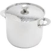 Alessi Dressed soeppan met deksel 8,5 liter rvs