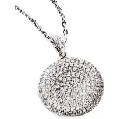 Orphelia Dames 925 Sterling Zilver Ketting met Hanger - Zilver ZH-4435