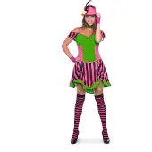 Folat Steampunk Jurk Neon Dames L/XL