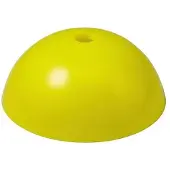 Piri Sport Afbakenbollen Hard Plastic Geel 10 st.