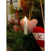 Konstsmide LED-kaarsen voor Kerstmis, set van 5, draadloos, uitbreiding van de set van 10