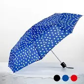 Out of the blue Polka Dot Vouwbare Paraplu