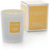 Max Benjamin geurkaars Grapefruit & Pomelo 7,5 cm porselein geel