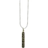 Heaven Eleven heren Ketting ballchain - zilverkleurig mantra