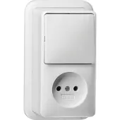 Gira wisselschak+wcd 047610 opb creme