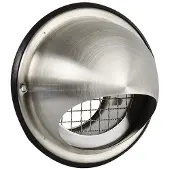 Boss & Wessing Bolrooster bws ventilatie aansluitmaat ø 150 mm grofmazig gaas met hoge doorlaat rvs
