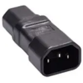 Microconnect PEA1415 C14 C15 Zwart kabeladapter/verloopstukje