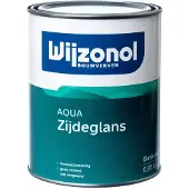 Wijzonol Aqua Zijdeglans | Zijdeglans Lakverf Binnen 1 LTR - Wit