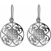Orphelia Dames 925 Sterling Zilveren Dangle Oorbellen - Zilver ZO-6035/3
