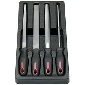Ampro 8" vijlenset 4-delig