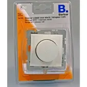 Berker S1 inbouwdimmer + centraalplaat 360 W elektronisch wit
