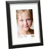 Deknudt fotokader zwart kunststof