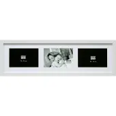 Deknudt Frames fotokader wit, 3 foto's horizontaal