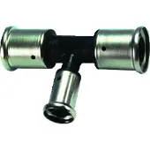Henco persfitting met 3 aansluiting 10PK, PVDF, T-stuk