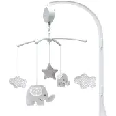 Jabadabado Music Mobile Elephant Zilver Kinderen