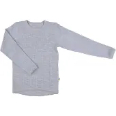 Joha - Kid's Shirt L/S Basic - Merino-ondergoed 120, purper/grijs