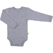Joha - Kid's Body L/S - Merino-ondergoed 80, grijs/purper