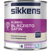 Sikkens Rubbol BL Rezisto Satin | Zijdeglans Lakverf Binnen 1 LTR - Kleur|1|2