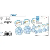 Amscan decoratieset Baby Boy 19-delig 230 cm