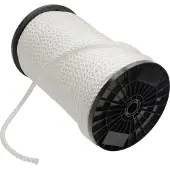 Dx Touw gevlochten PP wit 6mmx200m