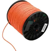 Dx Touw geslagen PP oranje 8mmx100m