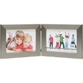 Deknudt Frames fotokader tweeluik zilver kunststof