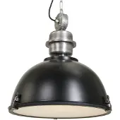 Steinhauer Bikkel LED Hanglamp | 1x E27 40W | Dimbaar | Wit/Zwart