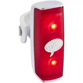 Knog POP r Fietsverlichting rode LED, white 2018 Batterijverlichting achter