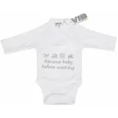 Vib Rompertje - Remove Baby Before Washing - Wit