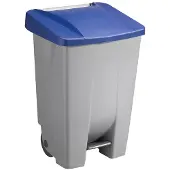 BRB-Lagertechnik Basic Vuilnisbak 80 ltr grijs/blauw