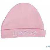 Vib Muts Rond 'IK(hartje)PAPA' Roze
