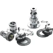 VETUS 3 Pole Big Watertight Deck Connector Zilver