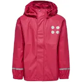 LEGO - Kid's Jamaica 101 Rain Jacket - Regenjas 122, rood/roze
