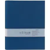 Goldbuch GOL-37916 Linum A4 ringband blauw linnen