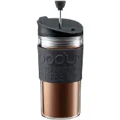 Bodum Travel Press Set met Extra Deksel Black 350 ml