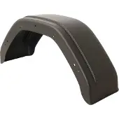 Carpoint Kunststof Spatbord 13-14 Inch – Zwart – Voor Aanhanger & Caravan – Eenvoudige Montage – Bescherming Tegen Vuil
