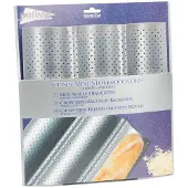 Patisse stokbroodvorm Mini 26 x 24 cm staal zilver 3 delig