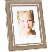 Deknudt fotokader beige met naturelkleurig accent