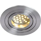 Lucide TUBE - Inbouwspot - Ø 9,2 cm - 1xGU10 - Mat chroom