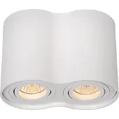 Lucide Tube 2-Light Ceiling Spot Wit