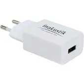 Inakustik IN - Akoestische AC-adapter met USB-aansluiting - Wit
